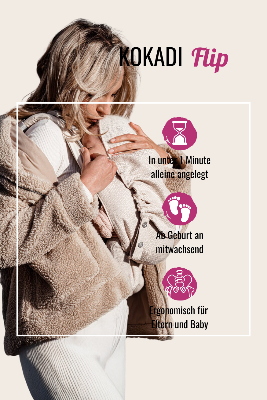 Baby Carrier Flip Heart2Heart Cream