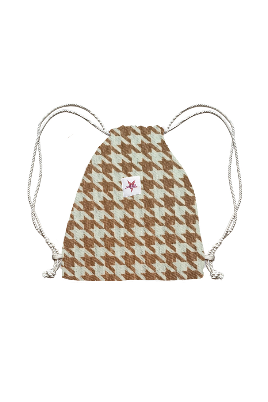 Hipster Bag Houndstooth MacChiato