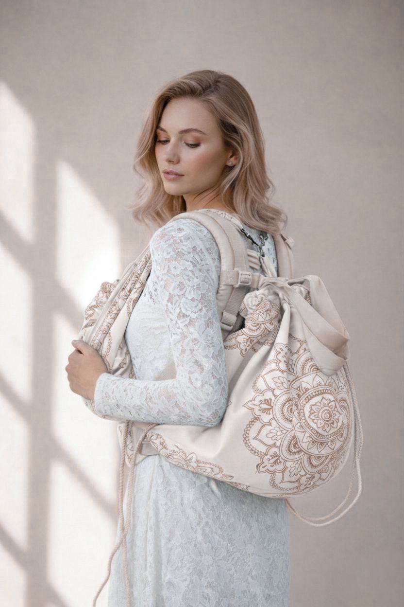 Τσάντα μαμάς Mandala Café au lait