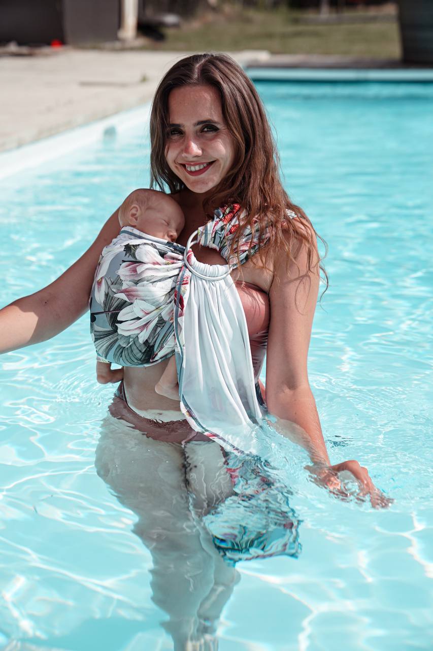 Πορτμπαγκάζ Aqua RingSling Flora - KOKADI