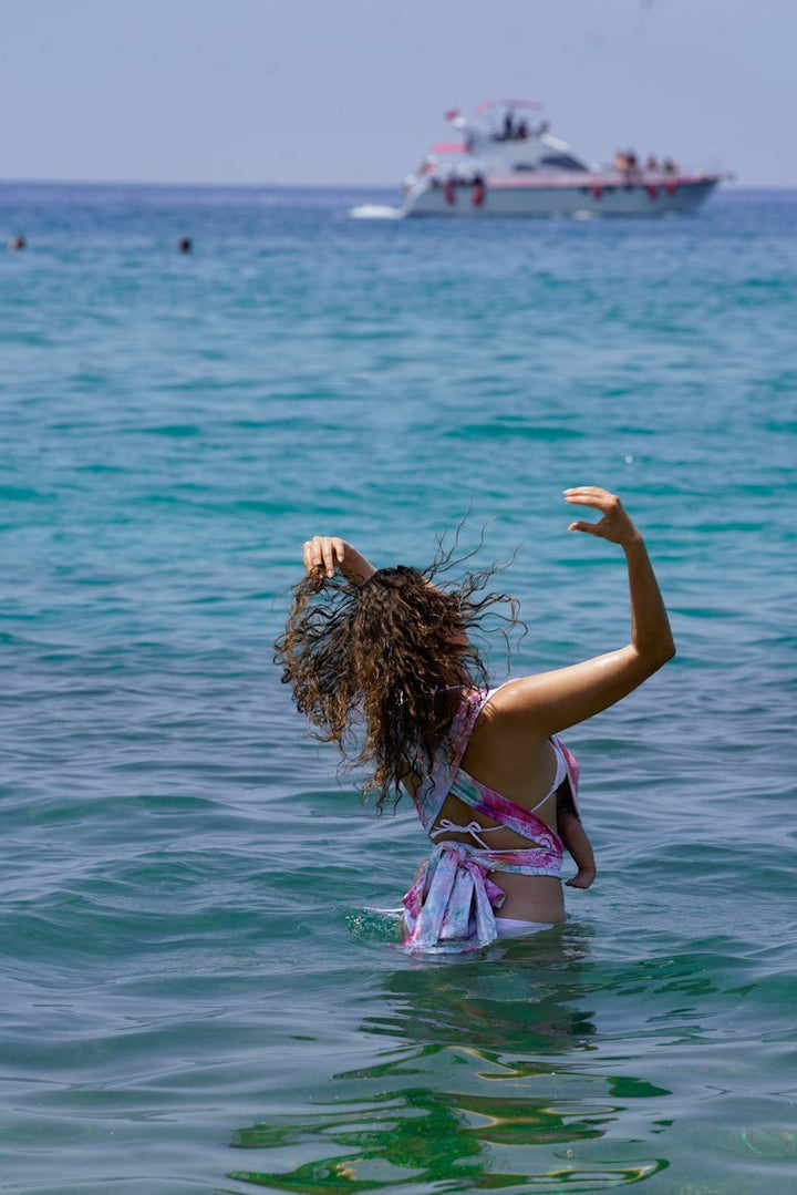 Πορτμπαγκάζ aqua TaiTai Summerlove Pink - KOKADI