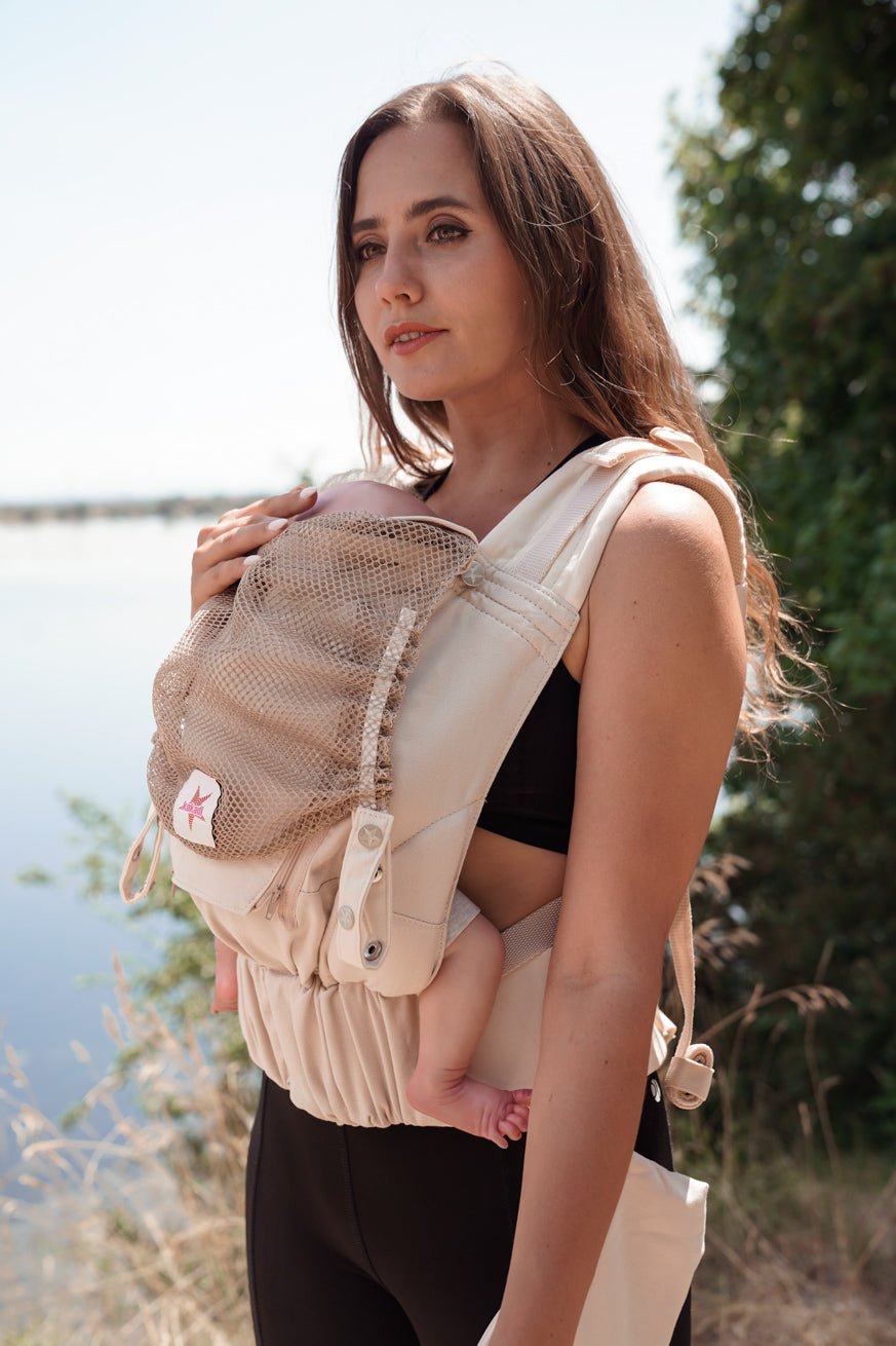 πορτ μπεμπέ Flip Performance Air Απλά κρέμα - KOKADI