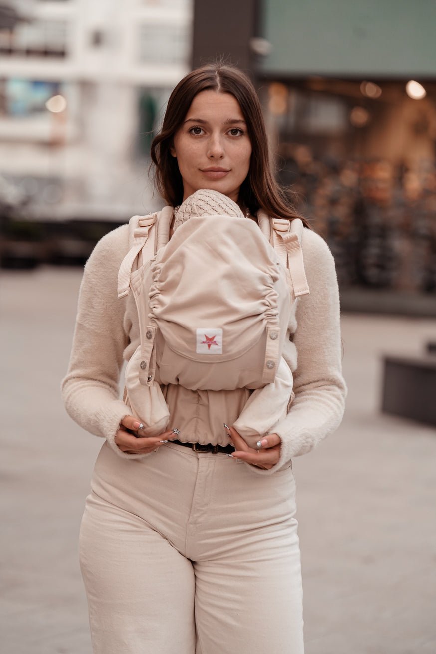 πορτ μπεμπέ Flip X Απλά κρέμα - KOKADI