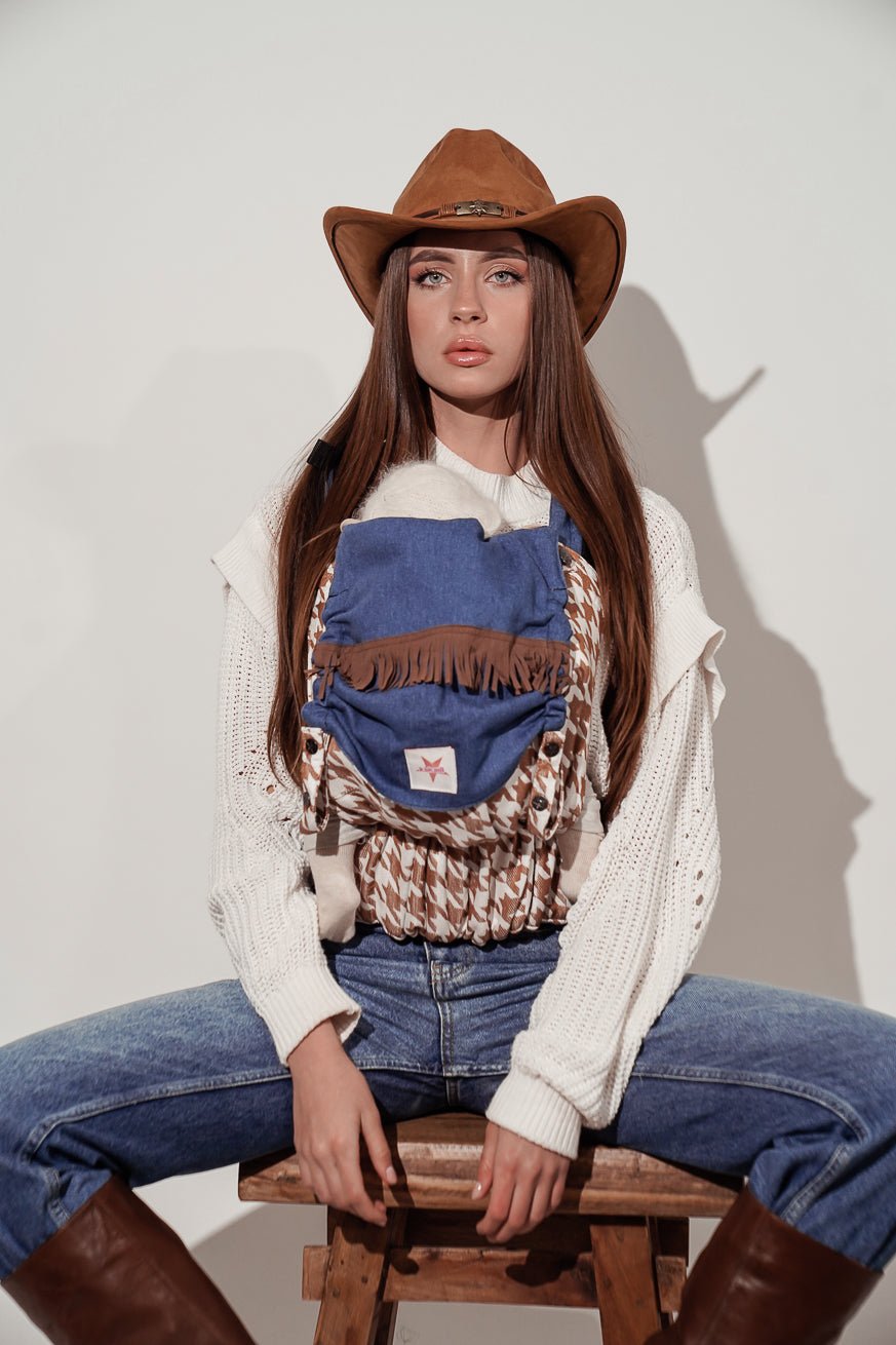 πορτ μπεμπέ Onbu Wild West Macchiato - KOKADI