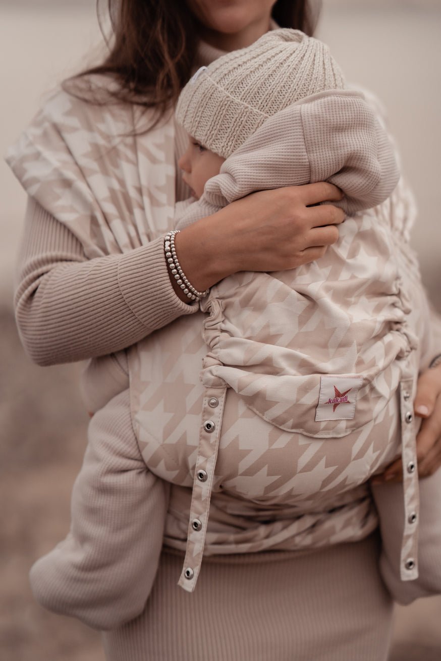 πορτ μπεμπέ WrapStar Houndstooth Campiano - KOKADI