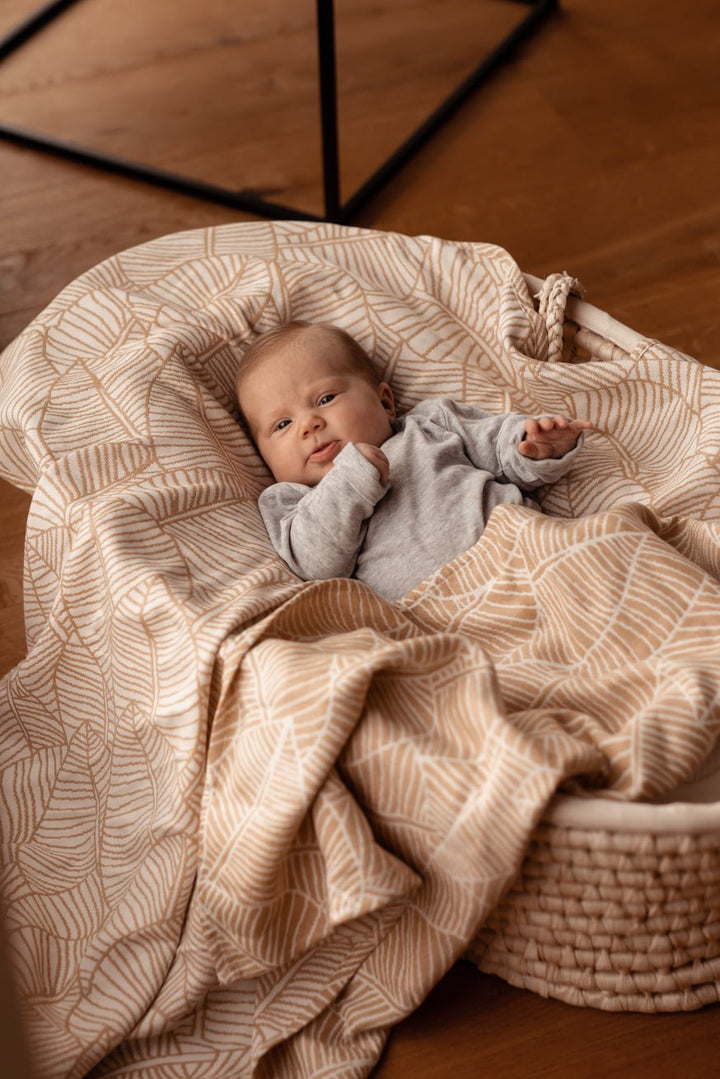 Χαλαρωτή κουβέρτα Χρυσά Φύλλα - KOKADI