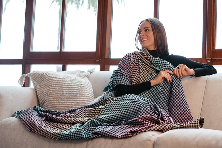 Μαμά κουβέρτα Loom & Waffle Vicky - KOKADI