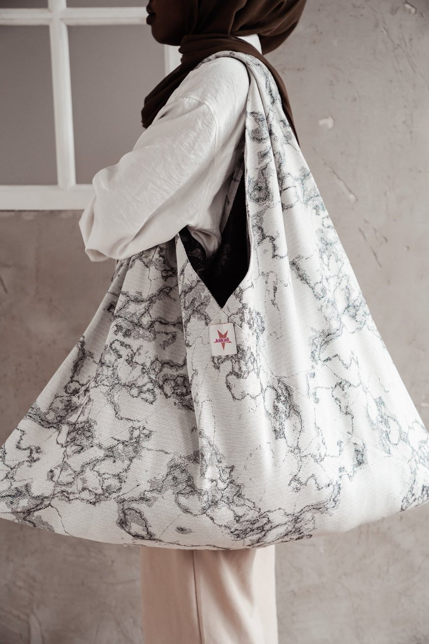 XXL Shopper Μάρμαρο Opal - KOKADI