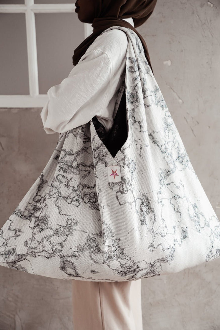 XXL Shopper Μάρμαρο Opal - KOKADI