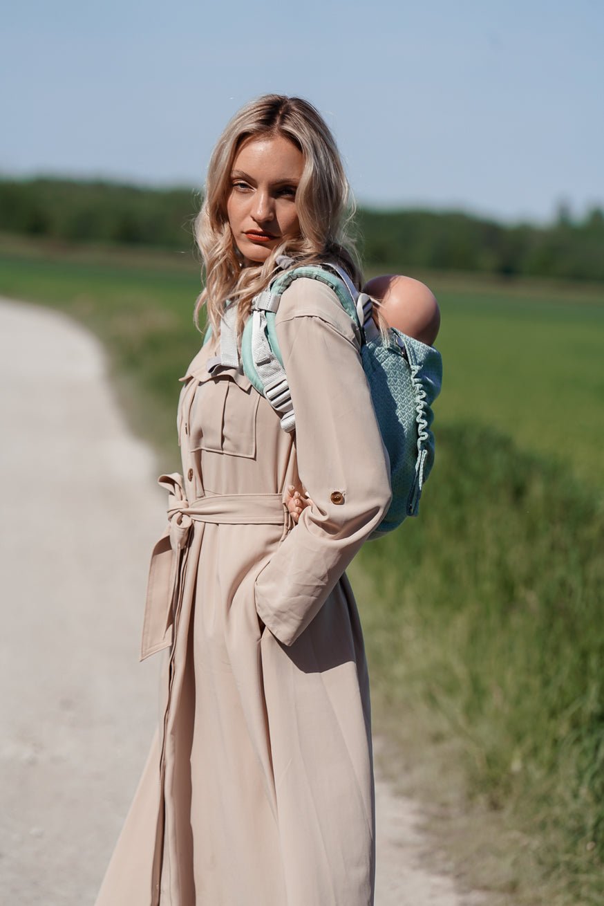 πορτ μπεμπέ Onbu Heart2Heart Mint - KOKADI