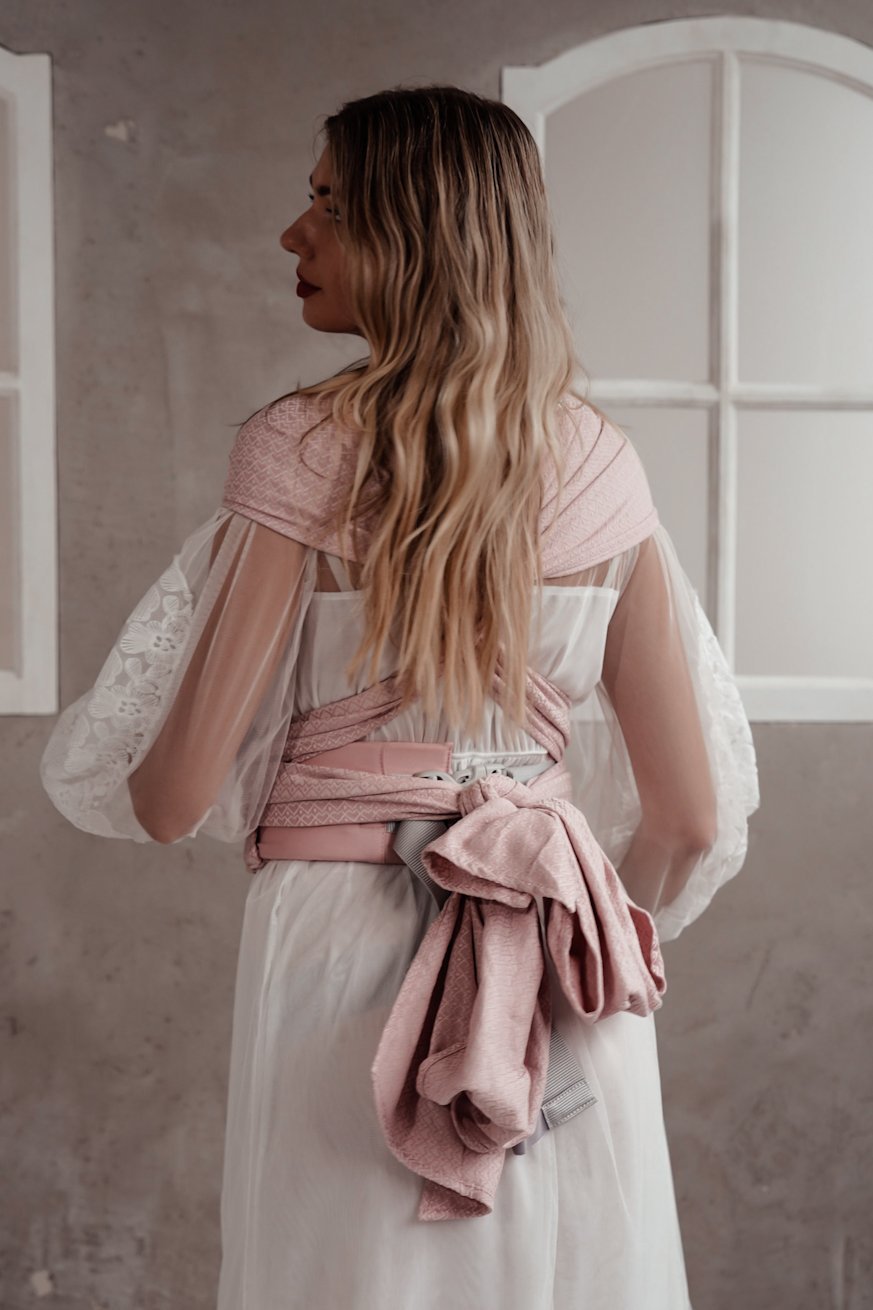 πορτ μπεμπέ WrapStar Ροζέ Heart2Heart - KOKADI