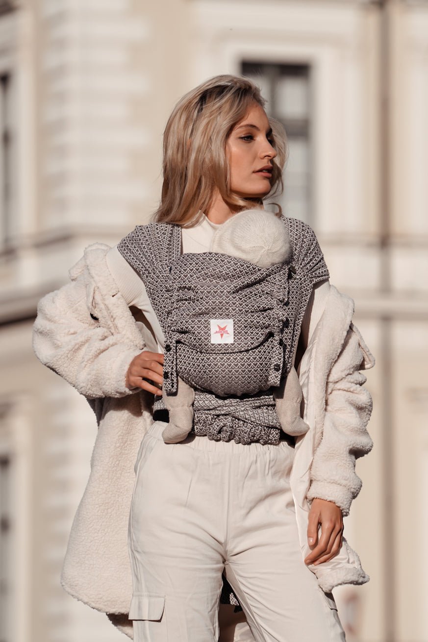 πορτ μπεμπέ WrapStar Heart2Heart Stone - KOKADI