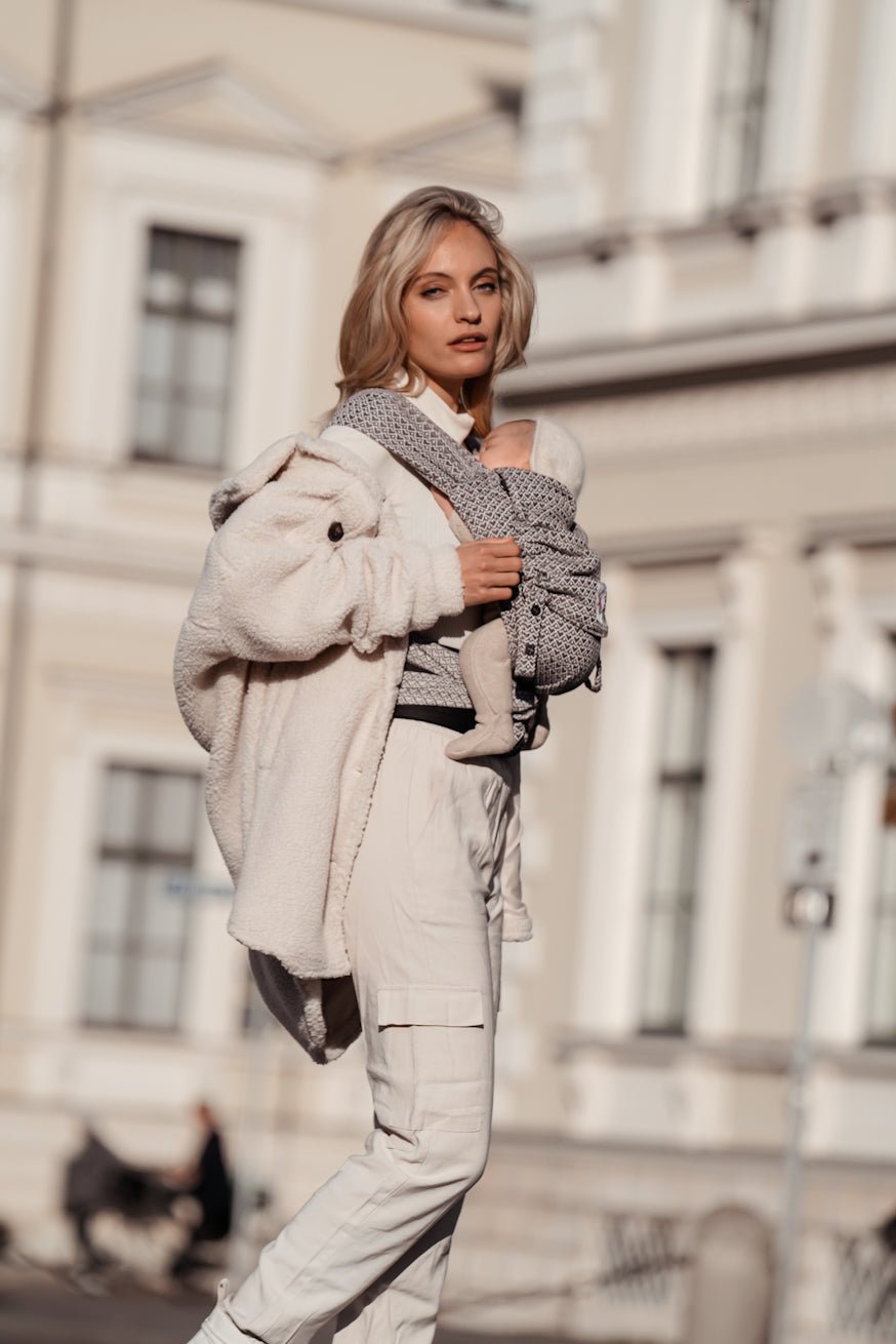 πορτ μπεμπέ WrapStar Heart2Heart Stone - KOKADI