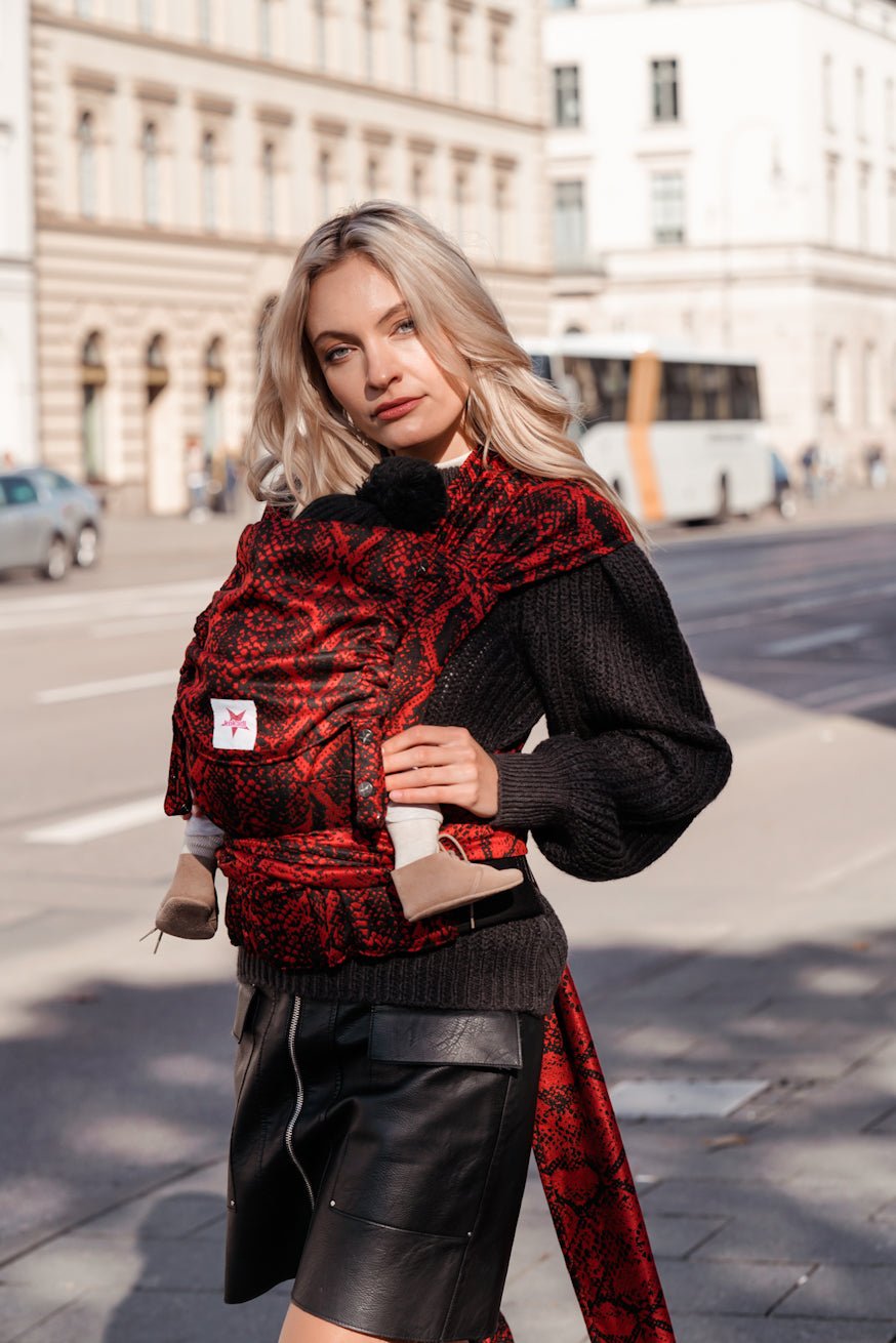 πορτ μπεμπέ WrapStar Φίδι Βαλεντίνο - KOKADI