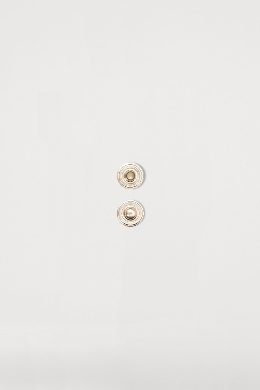 Πιέστε το κουμπί αρσενικό ασημί (νέο) - KOKADI