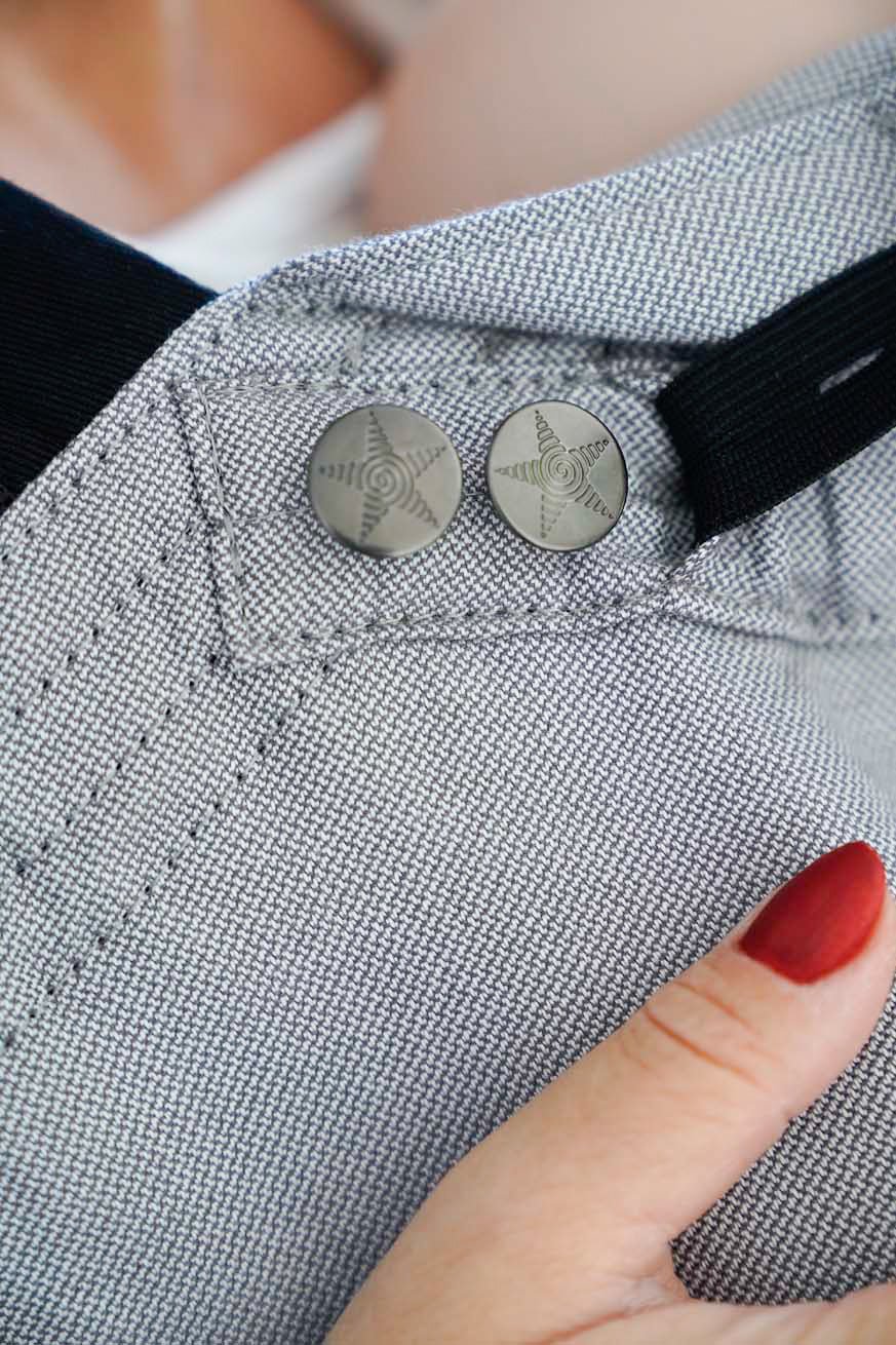 Κουμπί τζιν ανθρακί - KOKADI