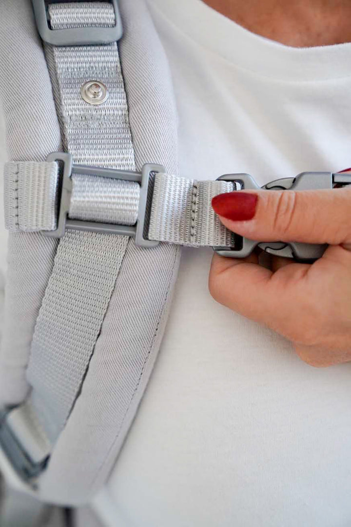 Σταυρή πόρπη 25mm Silverline γυαλιστερή - KOKADI