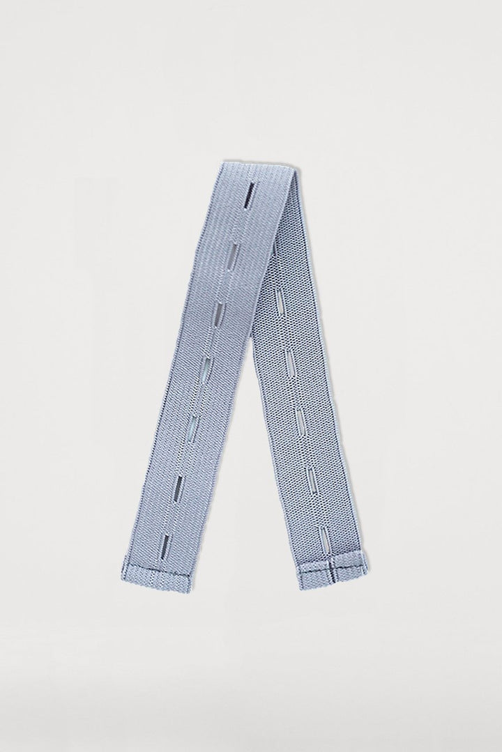 Διάτρητη γραμμή από καουτσούκ ασημί - KOKADI