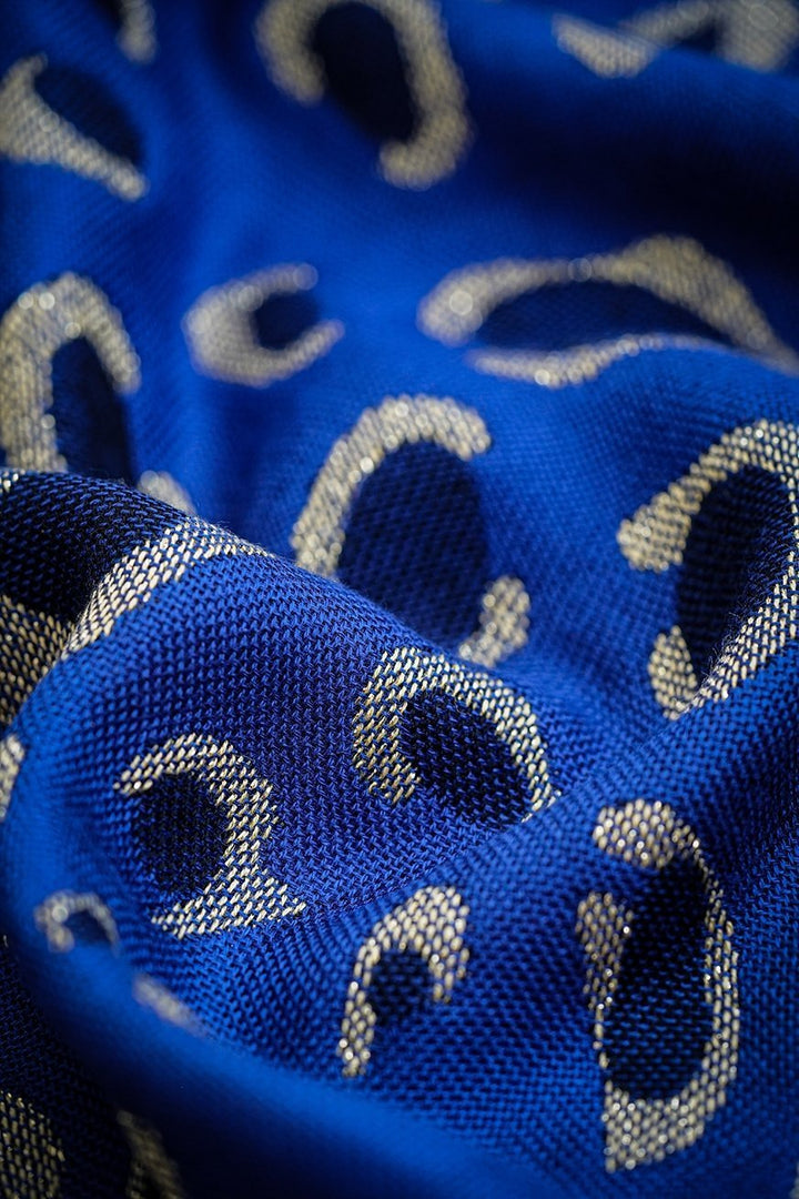 Χαλαρωτή κουβέρτα Safari ζαφείρι χρυσό - KOKADI